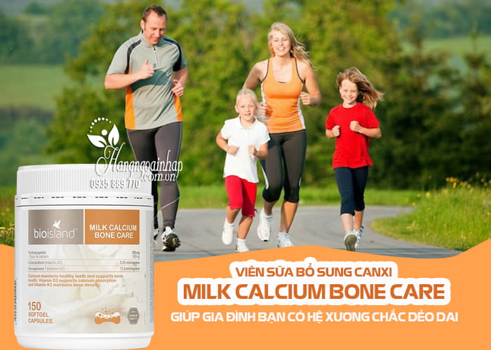 Viên sữa bổ sung canxi Bio Island Milk Calcium Bone Care 150 viên 1
