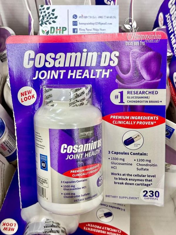 Viên uống bồi bổ sụn khớp Cosamin DS For Joint Health Mỹ 45