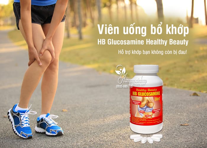 Viên uống bổ khớp HB Glucosamine Healthy Beauty của Mỹ 2