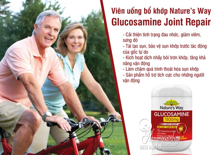 Viên uống bổ khớp Nature’s Way Glucosamine 1500mg Joint Repair 4