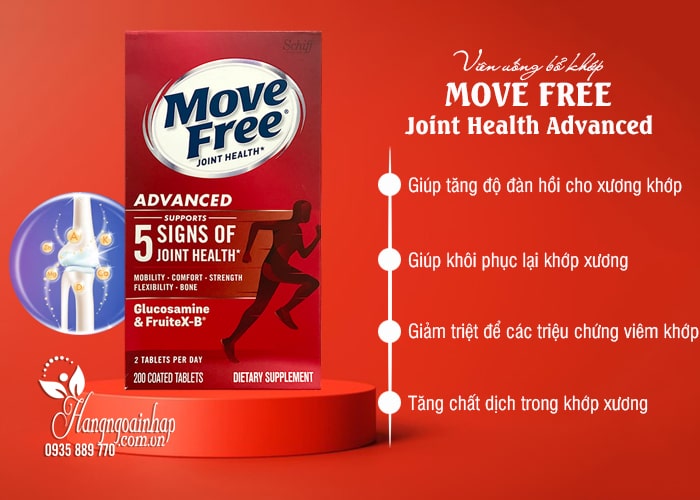 Viên uống bổ khớp Schiff Move Free Joint Health Advanced 200 viên 67