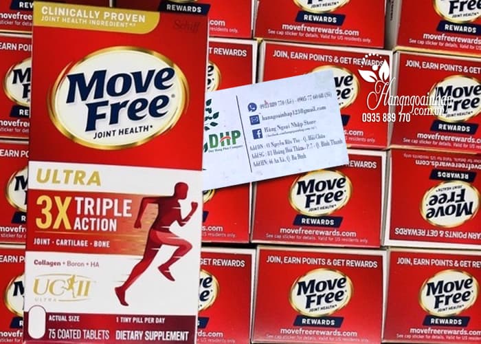 Viên uống bổ xương khớp Schiff Move Free Ultra Triple Action 00