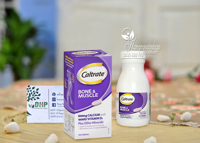 Viên uống bổ xương và cơ bắp Caltrate Bone & Muscle 100 viên 7