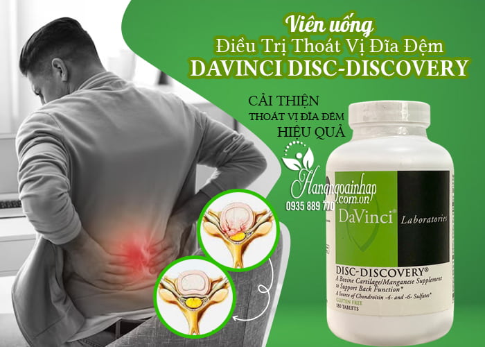 Viên uống Davinci Disc-Discovery điều trị thoát vị đĩa đệm 23
