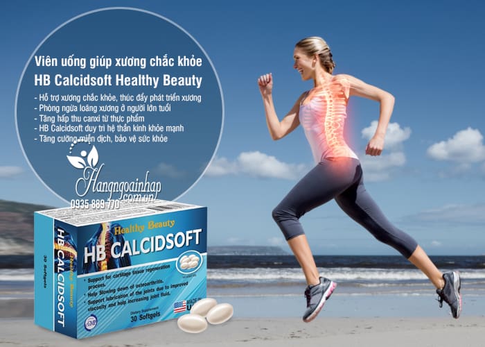 Viên uống HB Calcidsoft Healthy Beauty giúp xương chắc khỏe 7