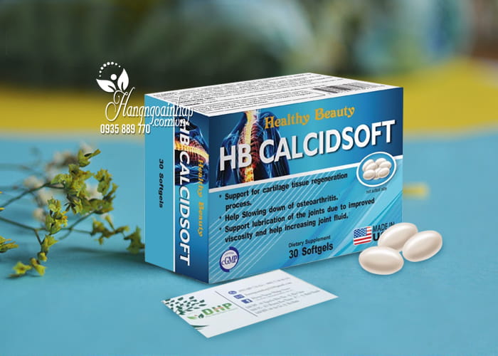 Viên uống HB Calcidsoft Healthy Beauty giúp xương chắc khỏe 9