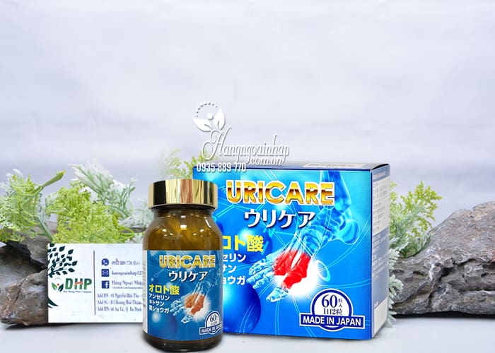 Viên uống hỗ trợ trị gout Uricare JpanWell 60 viên Nhật Bản 5
