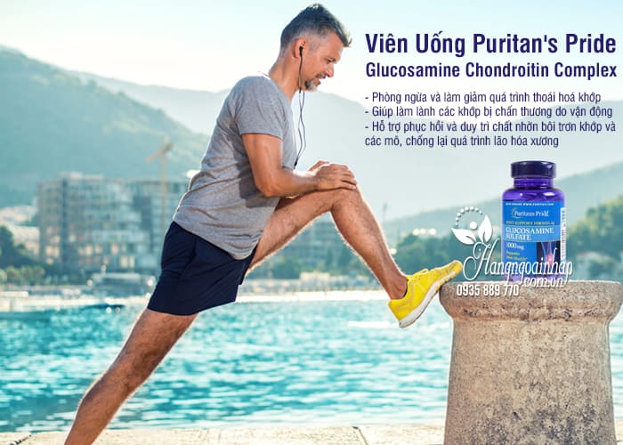 Viên Uống Puritan's Pride Glucosamine Chondroitin Complex 120 Viên 9