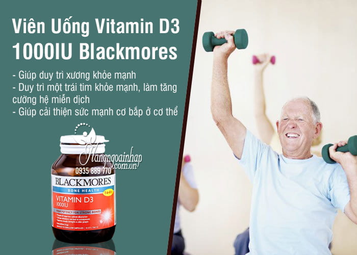 Viên Uống Vitamin D3 1000IU Blackmores Của Úc 60, 200 viên 2