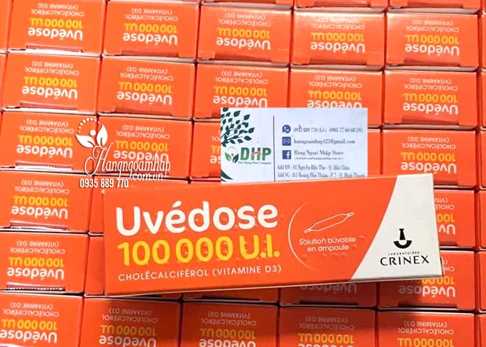 Vitamin D3 Uvedose 100.000IU liều cao của Pháp, giá tốt  9