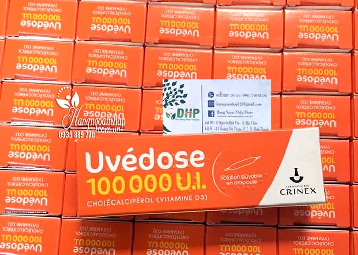 Vitamin D3 Uvedose 100.000IU liều cao của Pháp, giá tốt 9