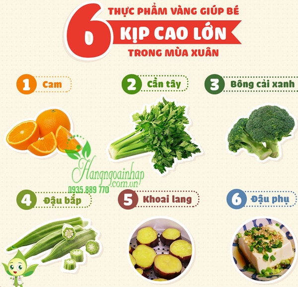 Chế độ dinh dưỡng giúp trẻ tăng chiều cao hiệu quả nhất