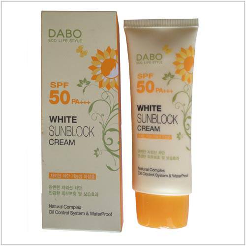 Kem Làm Trắng Và Chống Nắng Dabo Sunblock Hàn Quốc