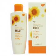 Kem Chống Nắng Natural Sun Body & Family Mild Sun Milk The Face Shop