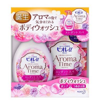 Sữa Tắm Nhật Kao Aroma Time 550ml + Refill 400ml