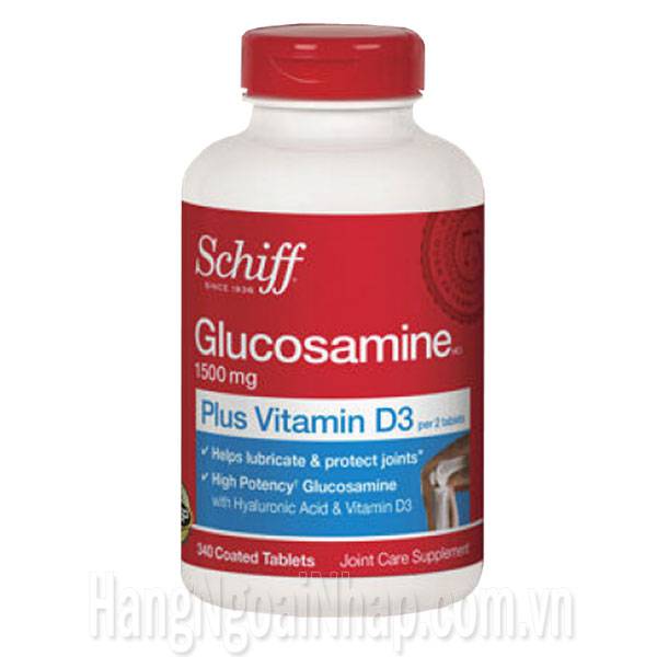 Glucosamine Plus Vitamin D Schiff Glucosamine 340 Viên DHP