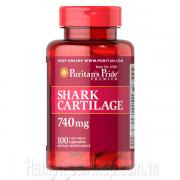 Sụn Vi Cá Mập Puritan's Pride Shark Cartilage 740mg 100 Viên
