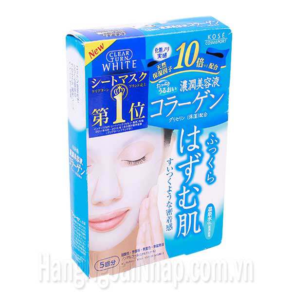 Mặt Nạ Dưỡng Trắng Da Kose Tinh Chất Collagen Của Nhật