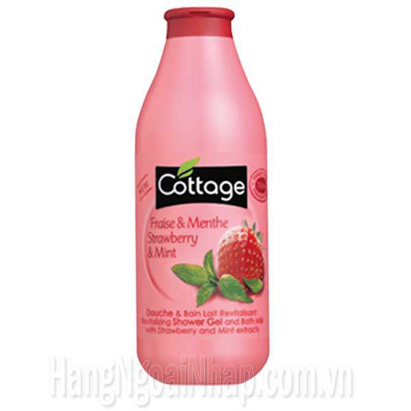 Sữa Tắm Dưỡng Trắng Da Cottage 750ml Của Pháp