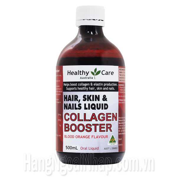 Collagen Booster Hair, Skin, Nails Liquid 500ml Của Úc