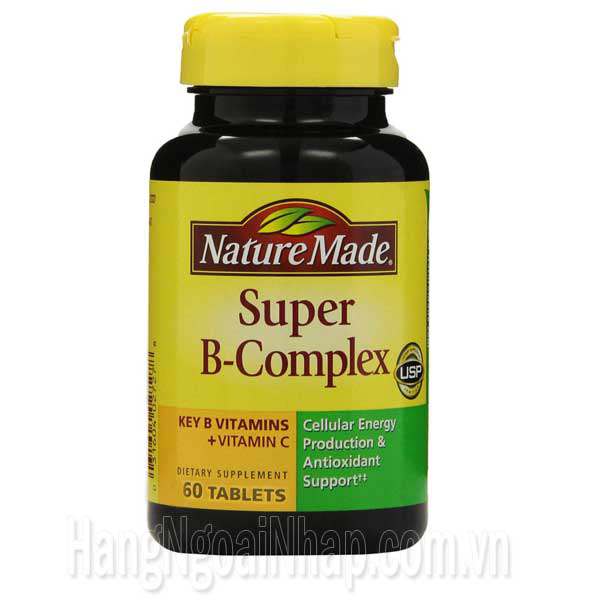 Nature Made Super B Complex Hộp 60 Viên Của Mỹ