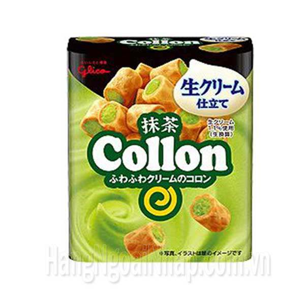 Bánh Glico Collon Nhân Trà Xanh Hộp 56g Của Nhật
