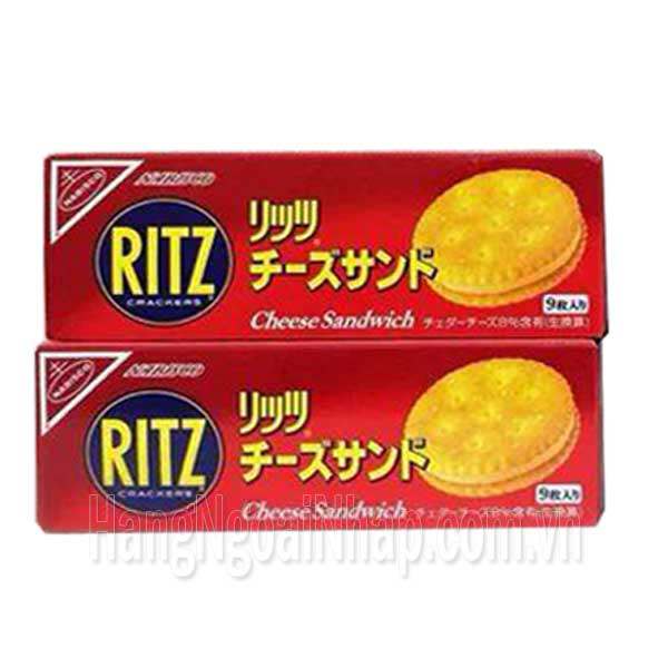 Bánh Quy Ritz Kẹp Phô Mai Của Nhật