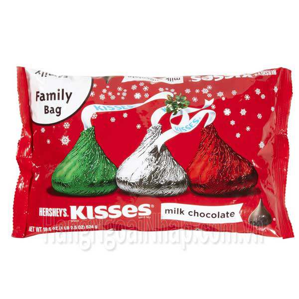 Kẹo Chocolate Sữa Hersheys Kisses 48 Viên Của Mỹ