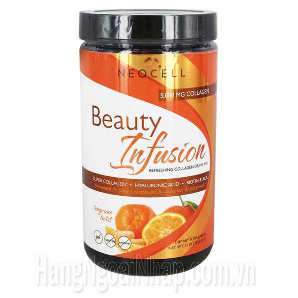 Neocell Collagen Beauty Infusion Hương Cam 5000mg