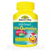 Nature&#39;s Way Kids Smart Vita Gummies Omega3 Multi hộp 60 Viên Của Úc