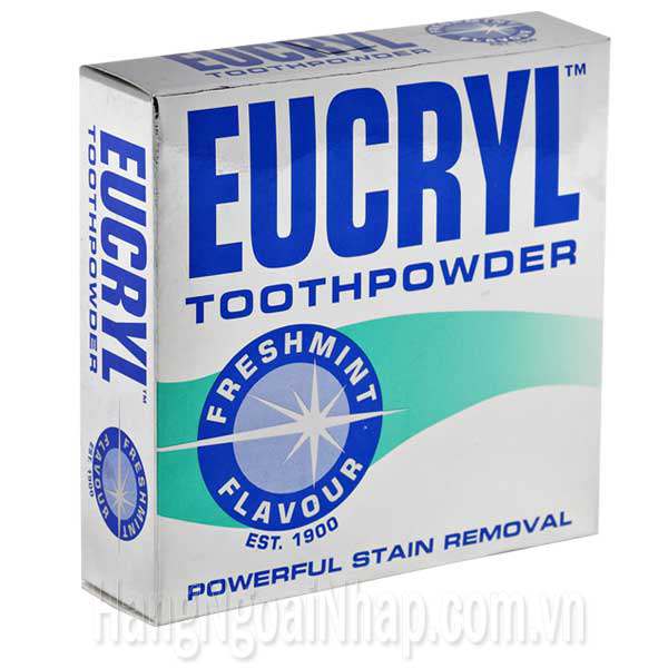 Bột Làm Trắng Răng Eucryl Toothpowder Của Anh