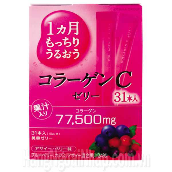 Thạch Collagen Otsuka Skin C Japan Placenta Jelly 77500mg