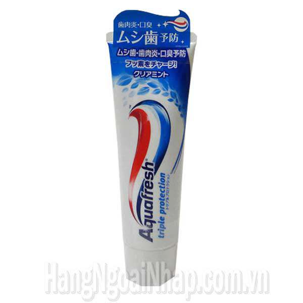 Kem Đánh Răng Aquafresh Triple Protection 140g của Nhật