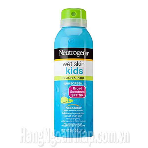 Kem Chống Nắng Dạng Xịt Neutrogena Wet Skin Kids Spf 70+