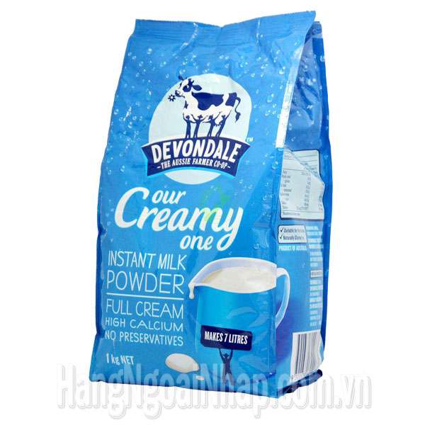 Sữa Tươi Dạng Bột Nguyên Kem Devondale Full Cream Của Úc