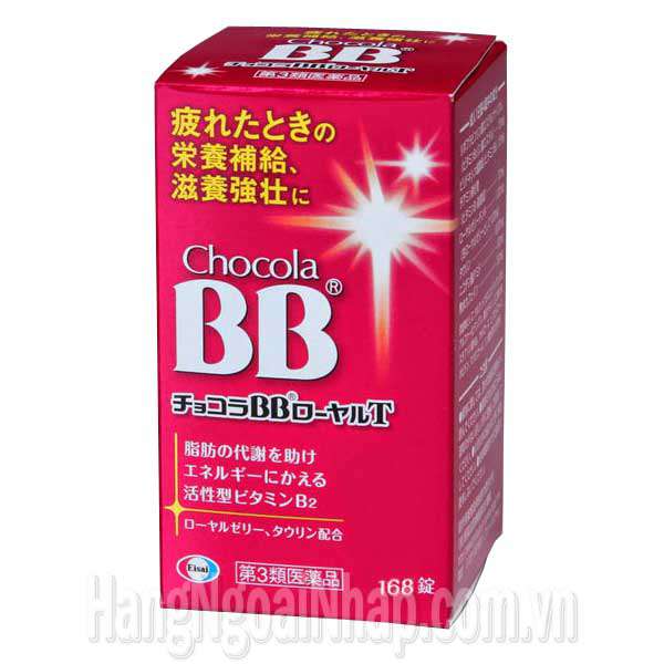 Viên Uống Bổ Sung Dinh Dưỡng BB Chocola Royal T Vitamin B2 168 Viên