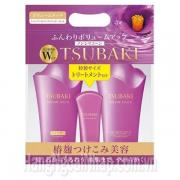 Bộ Ba Dầu Gội Màu Tím Shiseido Tsubaki Volume Touch Nhật Bản