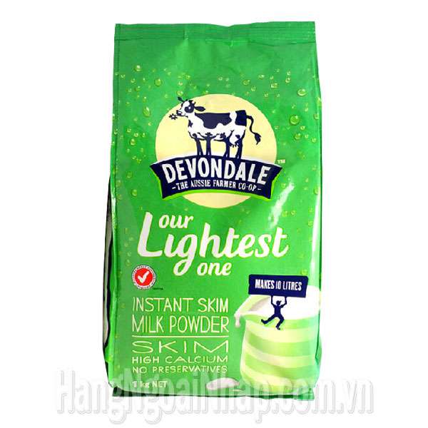 Sữa Tươi Dạng Bột Tách Béo Devondale Instant Skim Milk Powder
