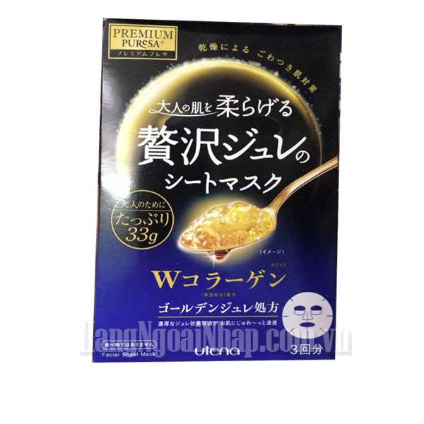 Mặt Nạ Thạch Vàng Collagen Cao Cấp Của Utena Nhật Bản