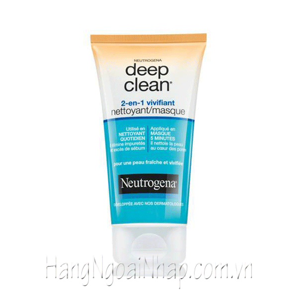 Sữa rửa mặt tẩy tế bào chết Neutrogena Deep Clean 2-en-1 Vivifiant 150ml