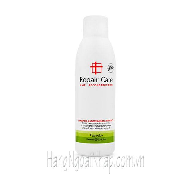 Dầu gội phục hồi tóc hư tổn nặng Fanola Repair Care 1000ml