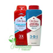 Sữa tắm gội xả Old Spice Hair & Body Wash 3 in 1 cho nam 532ml của Mỹ