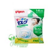 Khẩu trang diệt khuẩn hình gấu Pigeon của Nhật Bản set 7 cái