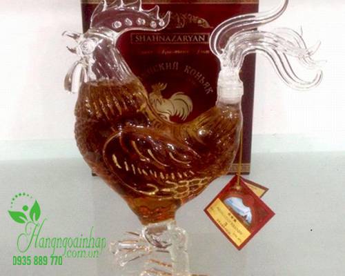 Rượu con gà trống Cognac 500ml của Nga - quà tặng tết Đinh Dậu 2017