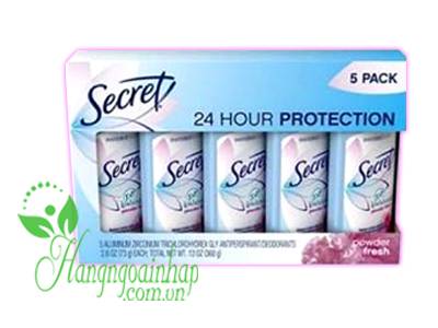 Lăn khử mùi dạng sáp dành cho nữ Secret Invisible Solid Powder Fresh