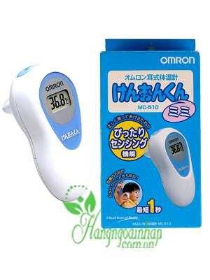 Nhiệt kế đo tai cho bé Omron MC¬510 hàng nội địa của Nhật