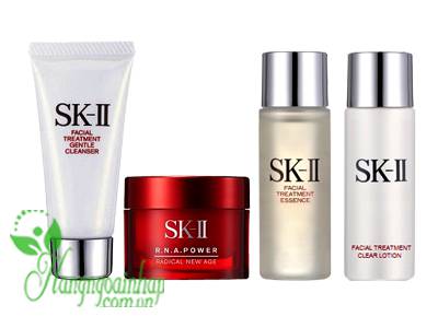 Bộ dưỡng da SK-II chống lão hóa Essential Travel Kit của Nhật