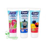 Kem đánh răng Orajel Training Toothpaste nuốt được cho trẻ em 42,5g 