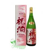 Rượu Sake Vẩy Vàng Alzu Homare Honjozo Kinpaku Shu 1.8 Lít