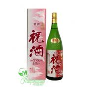 Rượu Sake Vẩy Vàng Alzu Homare Honjozo Kinpaku Shu 1.8 Lít